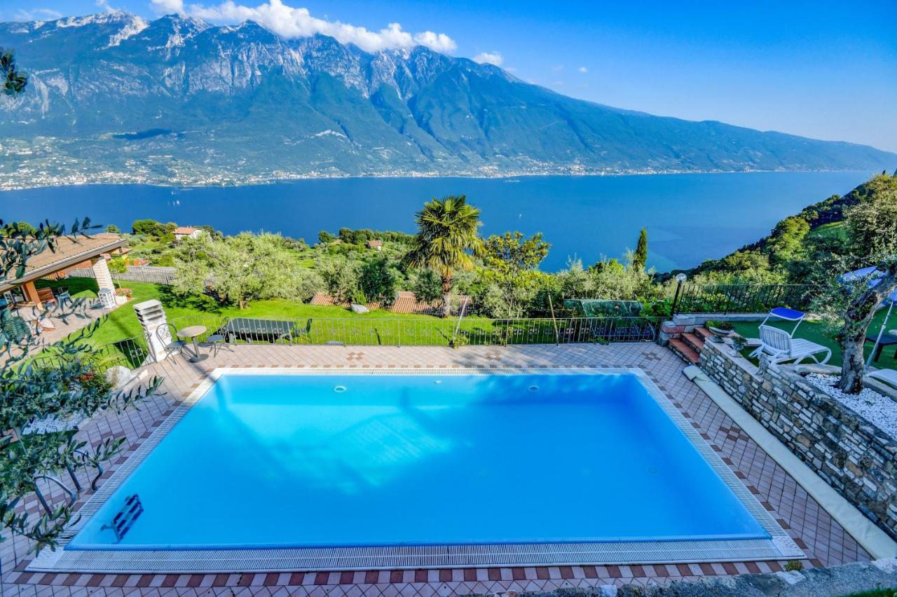 Casa Elka Residence Lake View And Pool By Garda Domus Mea Pieve  Exteriér fotografie